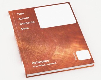Nicodemus - Copper Metal A5 Hardback Notebook for BUJO