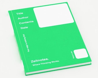 Arlo - Bright Green A5 Hardback Ideas Capture Journal Notebook