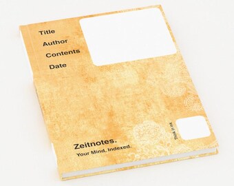 Hilda - Vintage Yellow Fabric A5 Hardback Investment Notebook