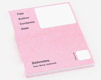 Liselotte - Pink Felt Design A5 Hardback Slip Box Notebook