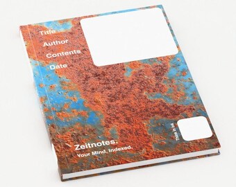 Rusty - Rusty Metal Patina Design A5 Hardback Project Notebook