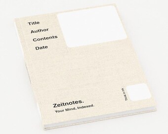Freya - Canvas Design A5 Hardback Table of Contents Notebook