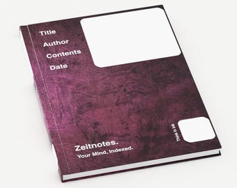 Germaine - Vintage Purple Fabric A5 Hardback BASB Notebook