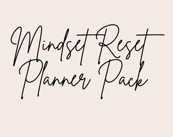 Planificador para restablecer la mentalidad