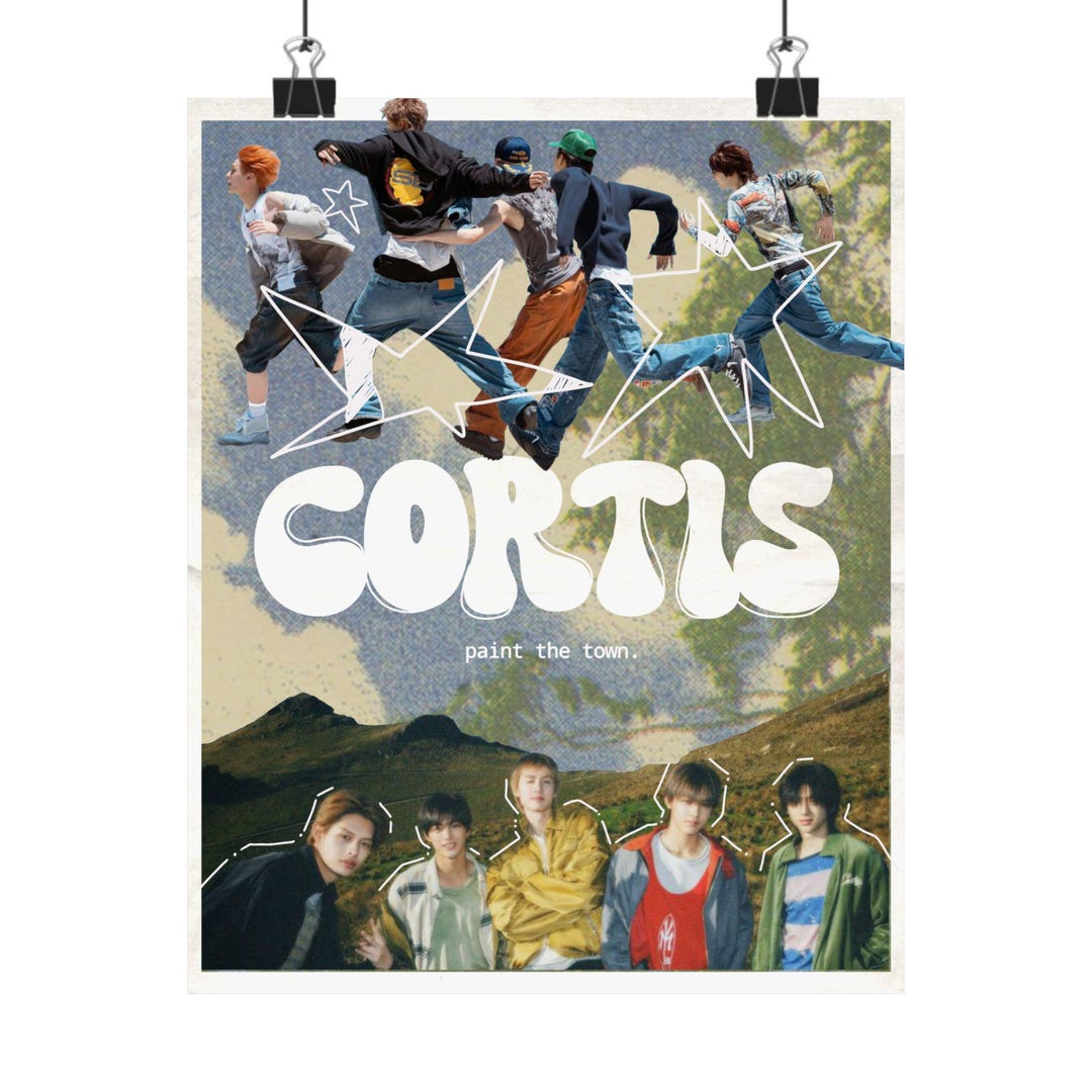 cortis-poster-retro-indie-rock-k-pop-fanart-etsy