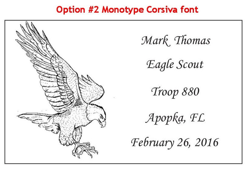 Scout Eagle Large Memory Box Etsy