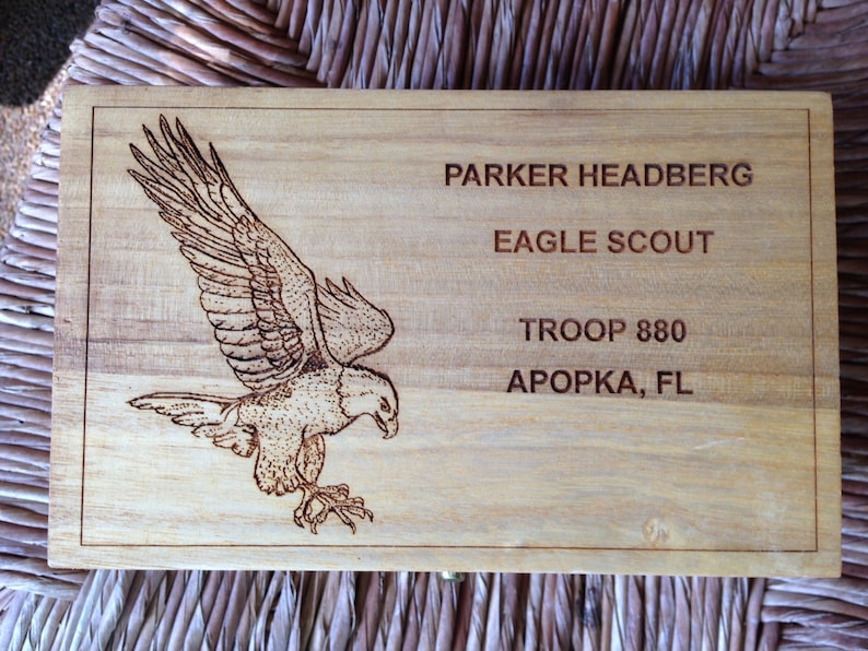 Scout Eagle Large Memory Box Etsy