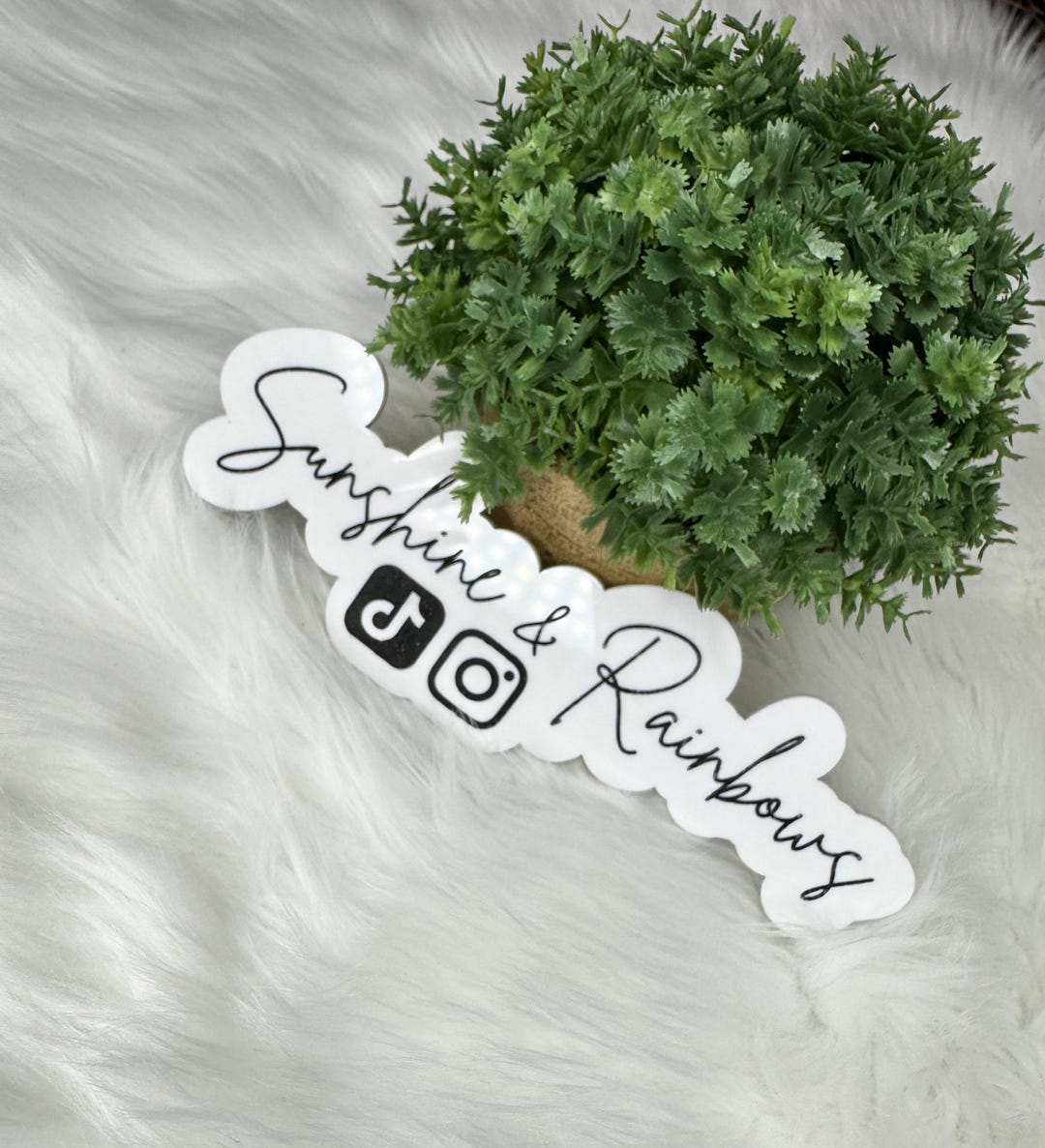 Custom Acyrlic Physical Watermark Sign - Etsy
