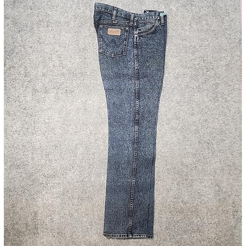 Jeansy Wrangler Vintage z lat 70., męskie, zamek błyskawiczny Scovill 34x34, wyprodukowane w USA, 13MWZNF zdjęcie 1