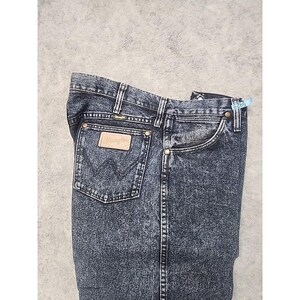 Jeansy Wrangler Vintage z lat 70., męskie, zamek błyskawiczny Scovill 34x34, wyprodukowane w USA, 13MWZNF zdjęcie 2
