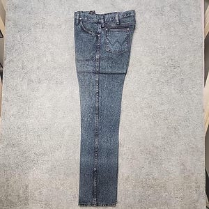 Jeansy Wrangler Vintage z lat 70., męskie, zamek błyskawiczny Scovill 34x34, wyprodukowane w USA, 13MWZNF zdjęcie 7