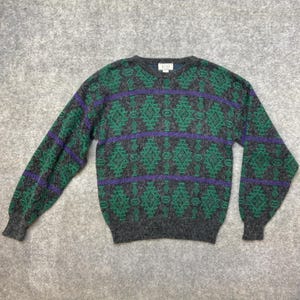 Mens Geometric Sweater - Etsy