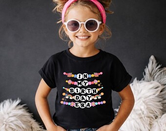 In My Birthday Era Shirt, Birthday Girl Tee, Personalized Kids Birthday Outfit, Cute Girl Party Shirt