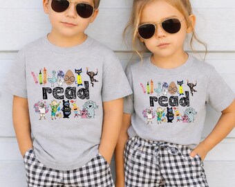 Kids Read Shirt, Back to School Shirt, Reading Shirt for Kids, Book Lover Tee Kids, Teacher Student Sweatshirt.