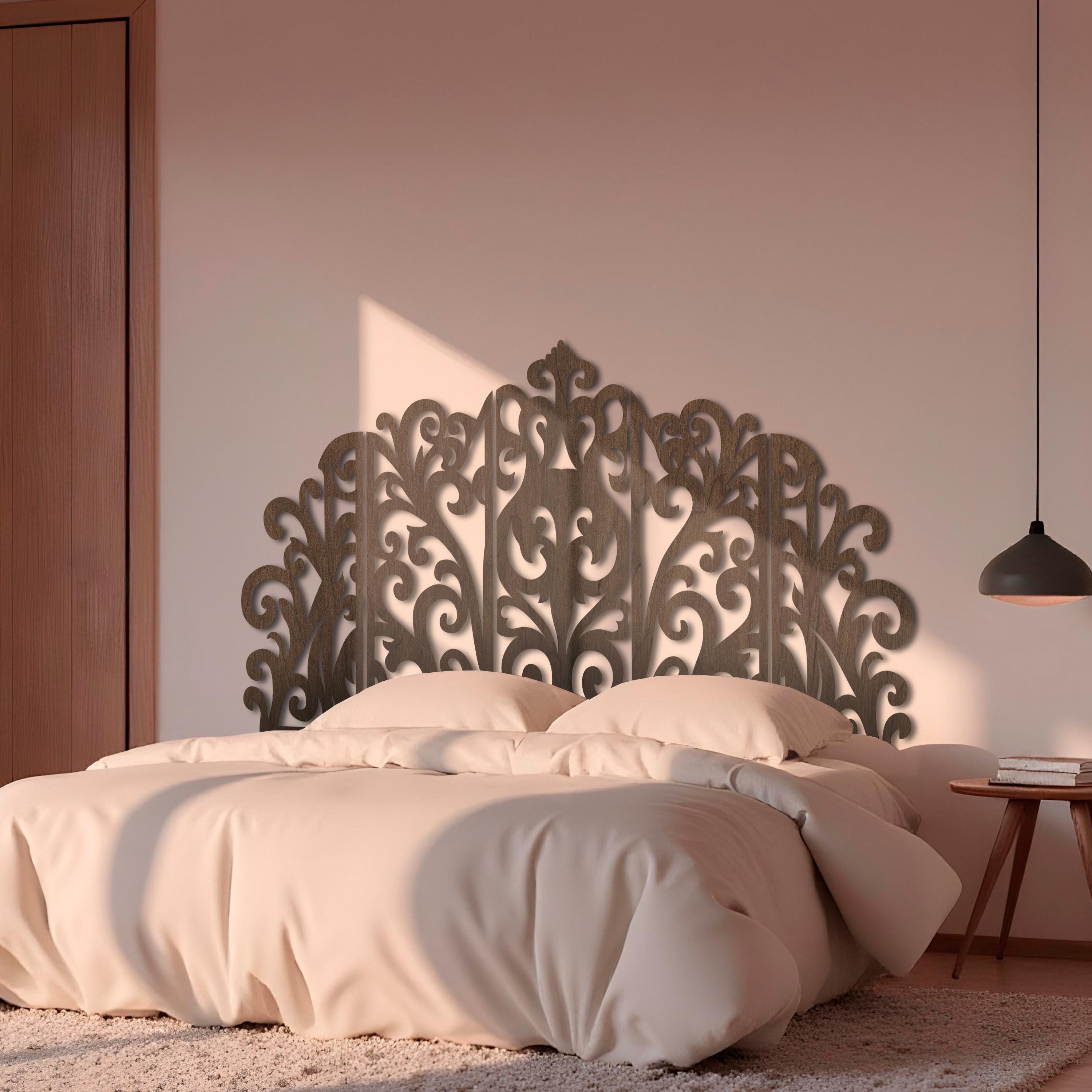 Mandala Headboard, Mandala Wood Panel, Headboard Wood Panel