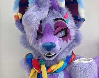 Custom Fursuit Head | Handmade Furry Cosplay Mask | Professional Faux Fur Animal Mascot | Fantasy Creature Fursona Commission