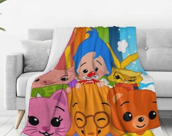 Plim Funny Throw Blanket - Premium Flannel Fleece All-Season Kids Blanket