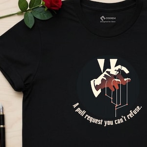 Op Godfather geïnspireerd T-shirt · Developer Humor Geek Tee