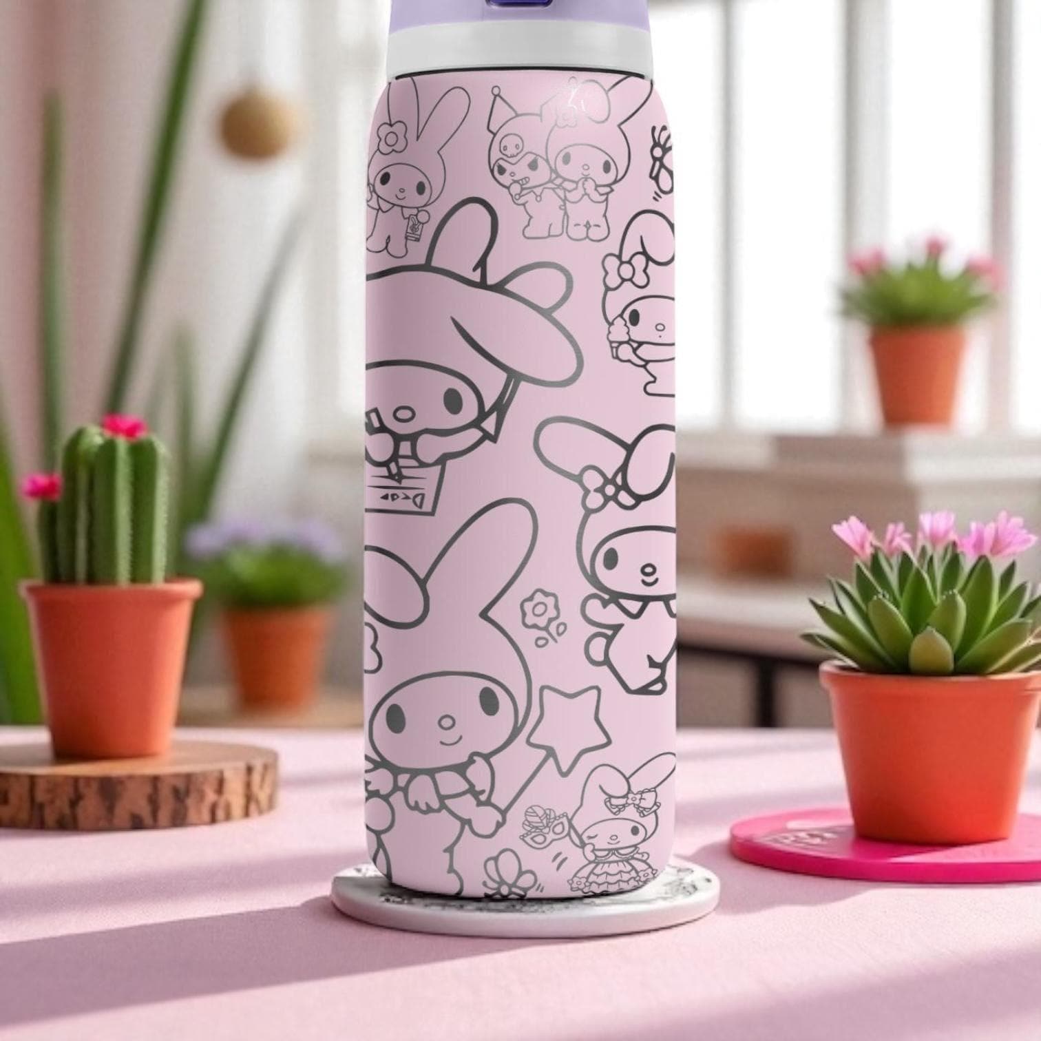 My Melody Engraved Owala Bottle – 16oz 24oz 32oz 40oz Sanrio