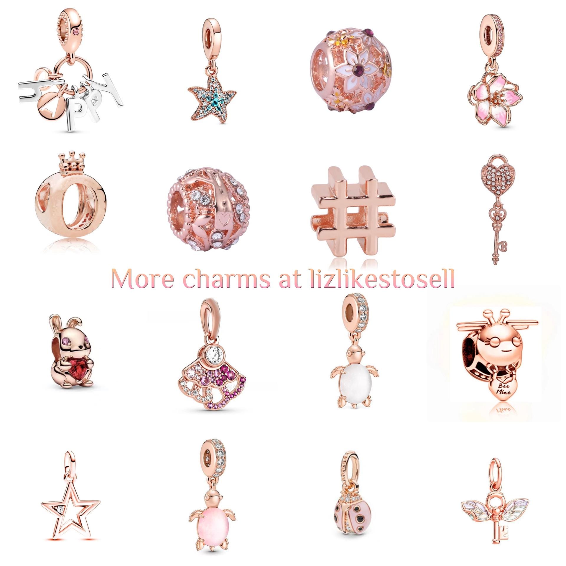 Rose Gold Decorative Charm&