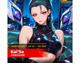Kai'sa Survivor — Riftbound Proxy Card - Etsy Hong Kong