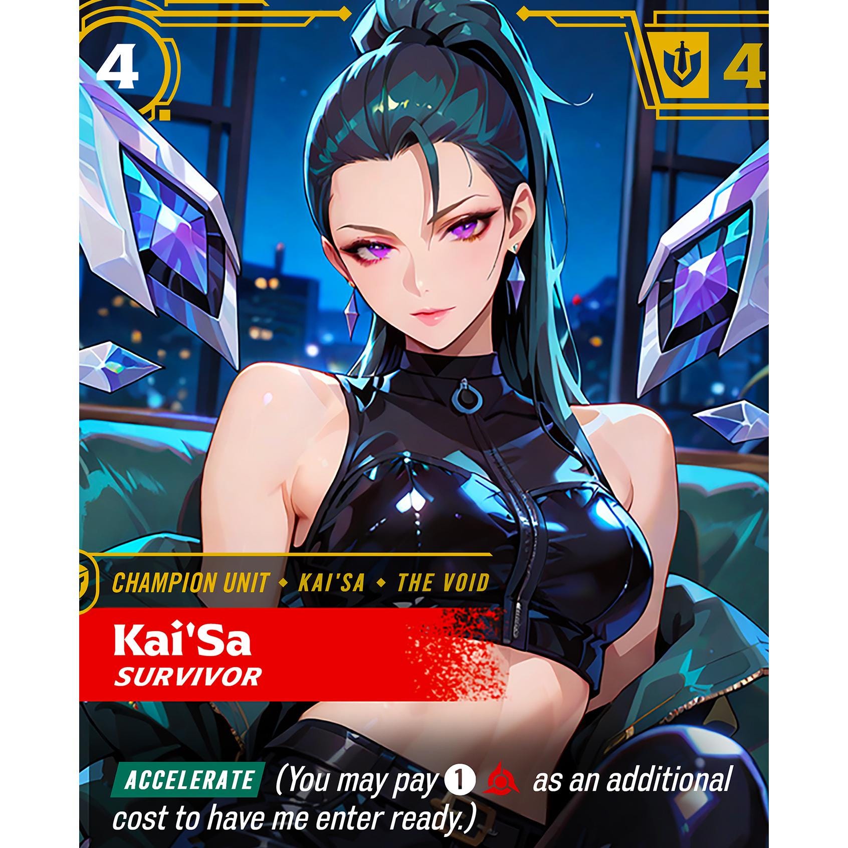 Kai'sa Survivor — Riftbound Proxy Card - Etsy Hong Kong