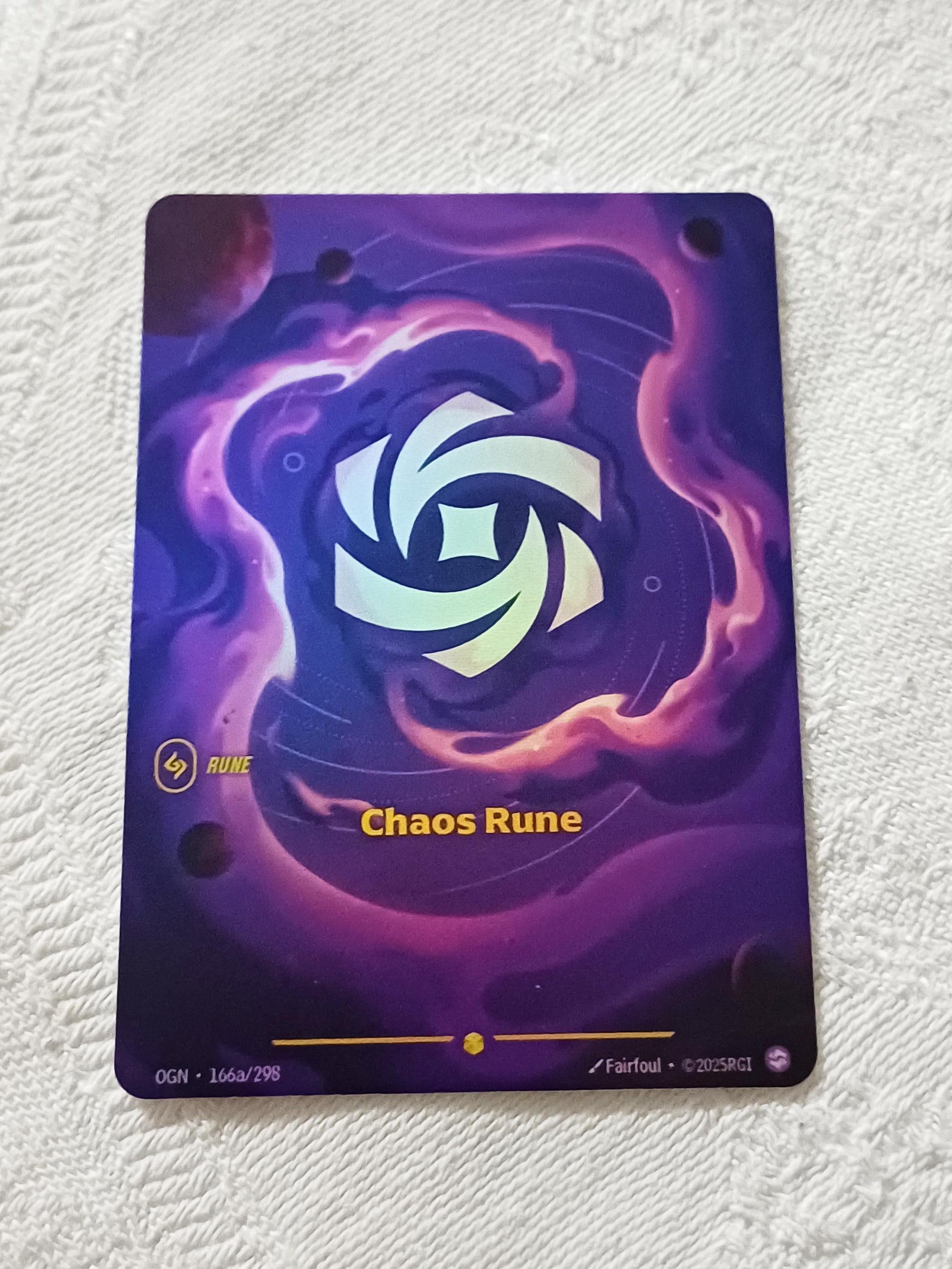Chaos Rune — Riftbound Proxy Card — OGN 166a - Etsy