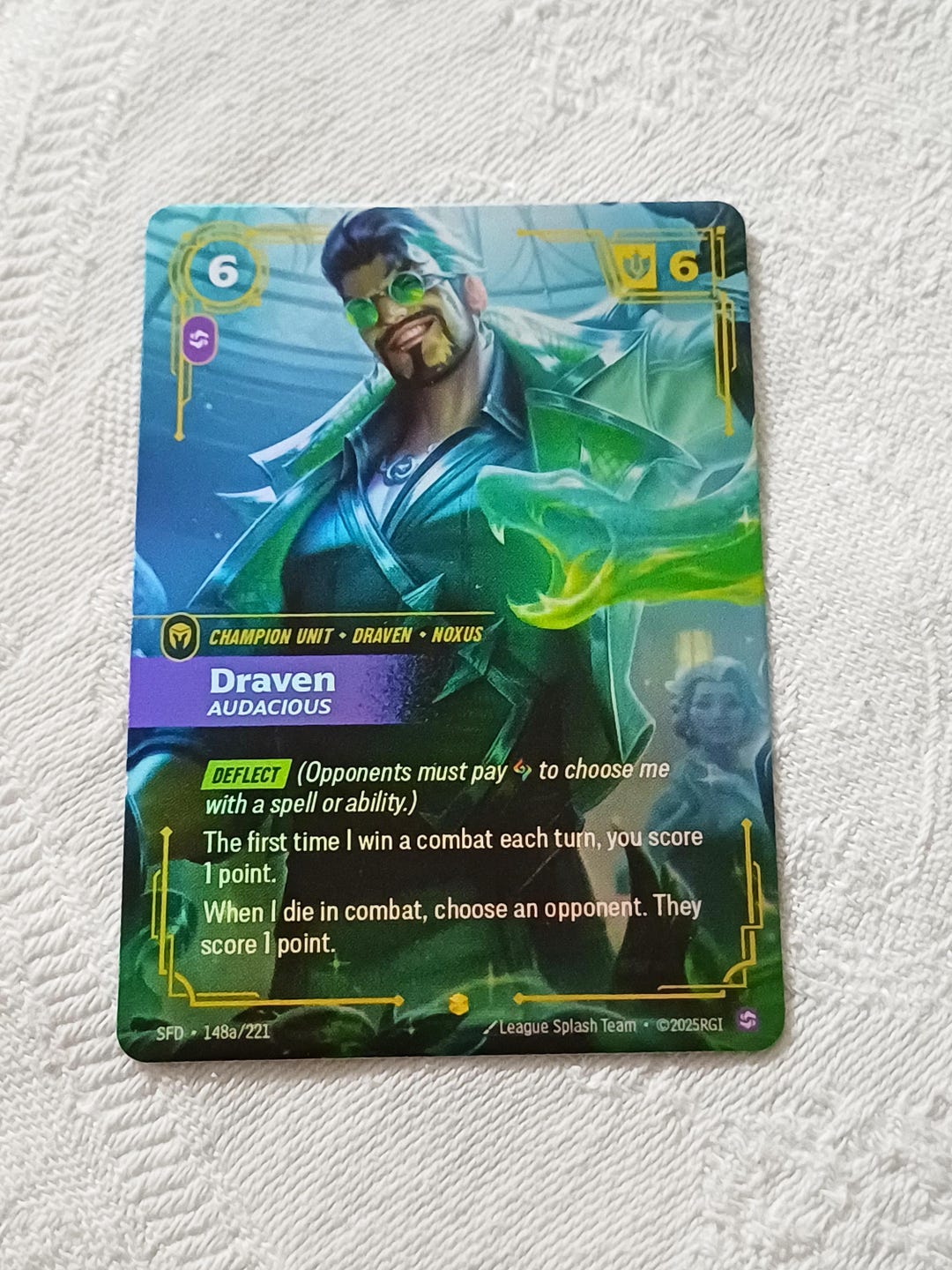 Draven - Audacious β Riftbound Proxy Card β SFD 148a - Etsy