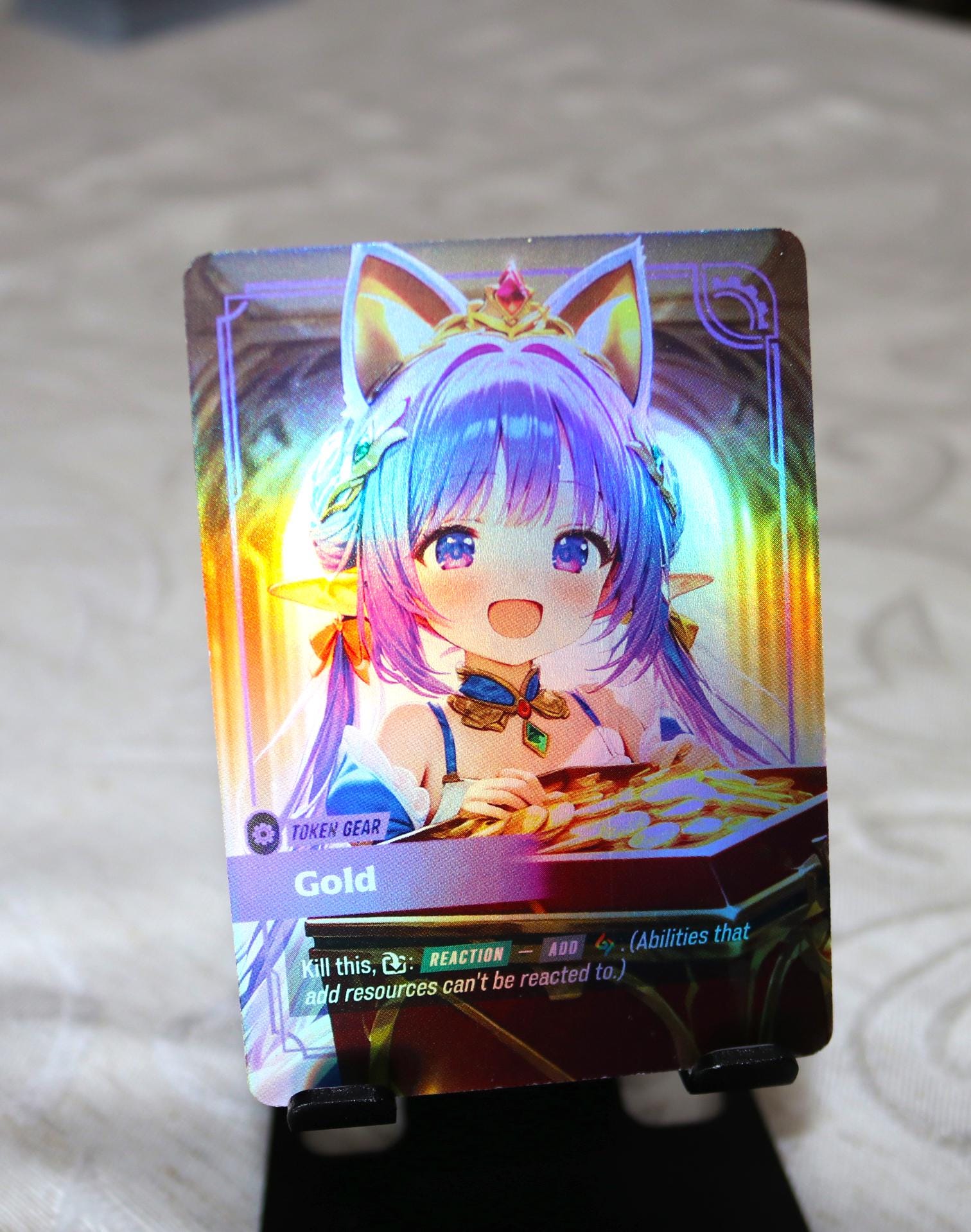 Gold Riftbound Gold Token — Riftbound Proxy Card - Etsy
