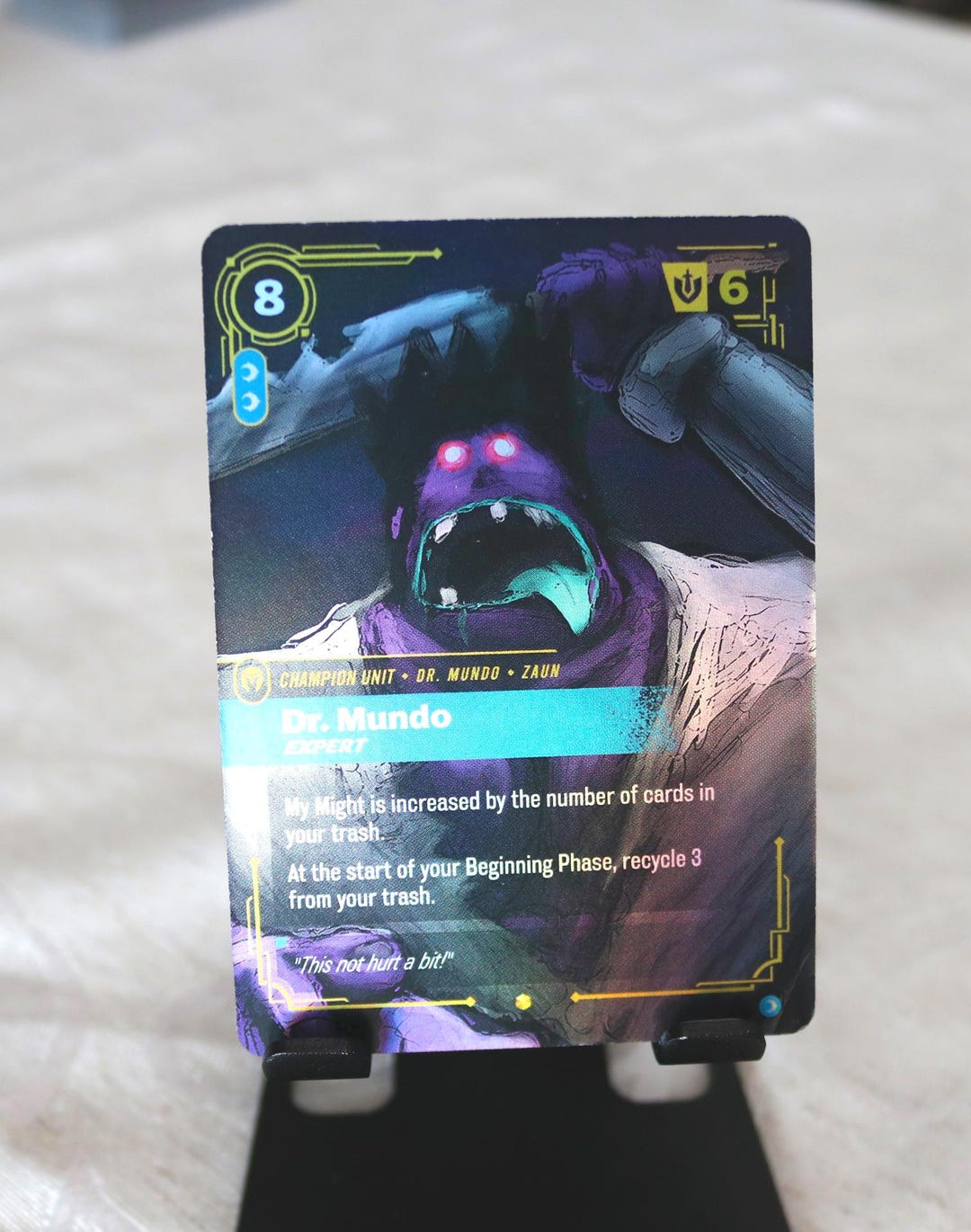 Dr. Mundo - Expert — Riftbound Proxy Card - Etsy