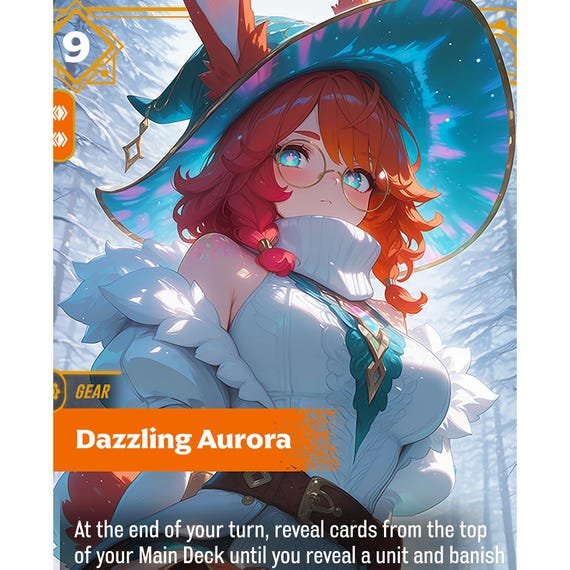 Dazzling Aurora — Riftbound Proxy Card - Etsy Australia