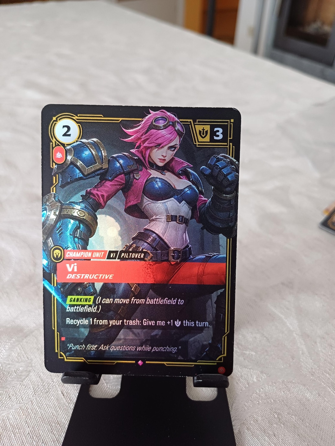 Vi - Destructive — Riftbound Proxy Card - Etsy