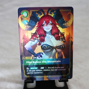 Ornn - Fuego bajo la montaña — Tarjeta proxy de Riftbound