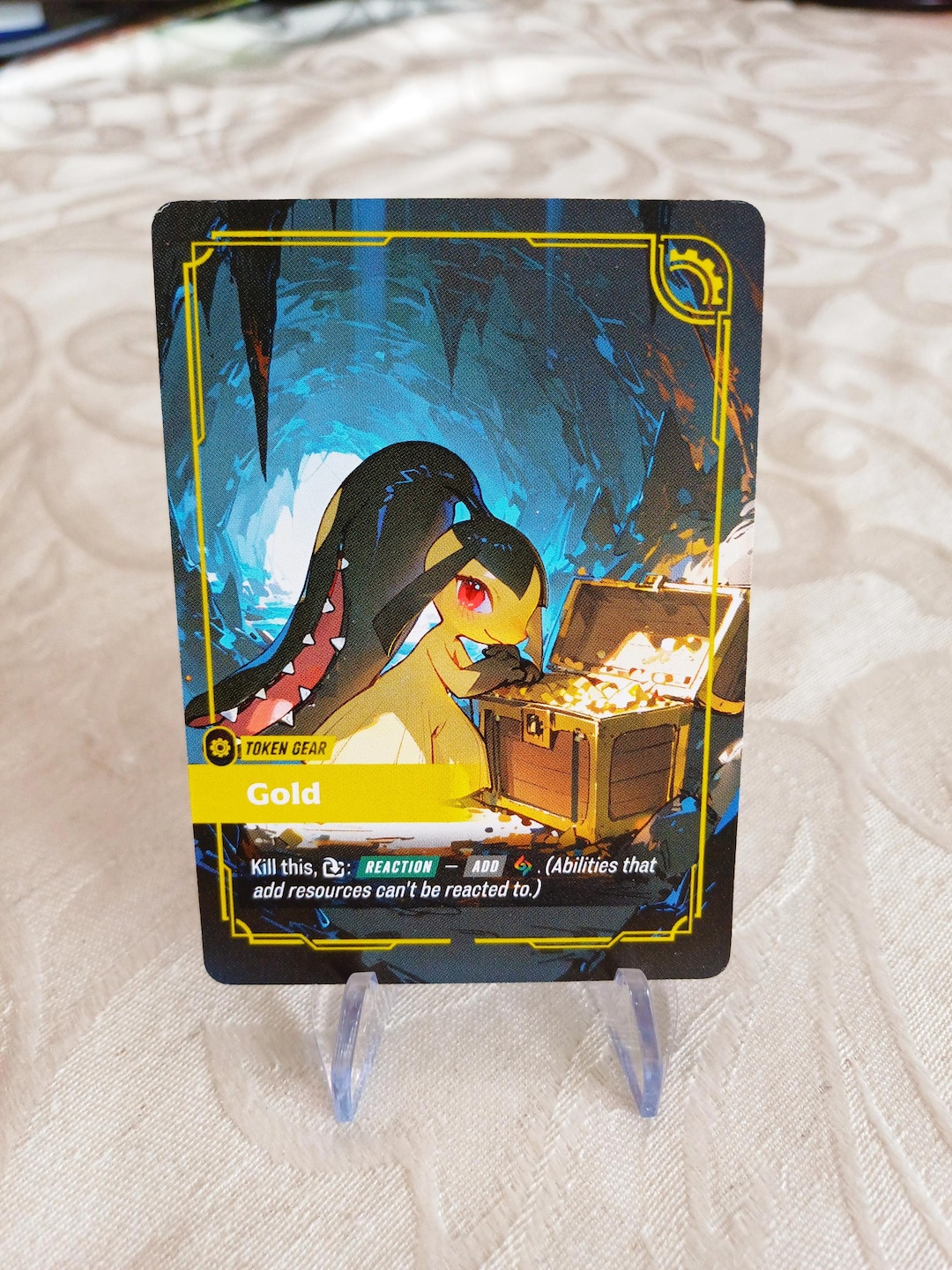 Gold Riftbound Gold Token — Riftbound Proxy Card - Etsy