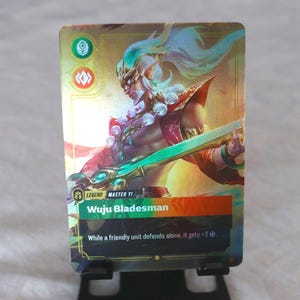 Master Yi - Wuju Bladesman — Riftbound Proxy Card