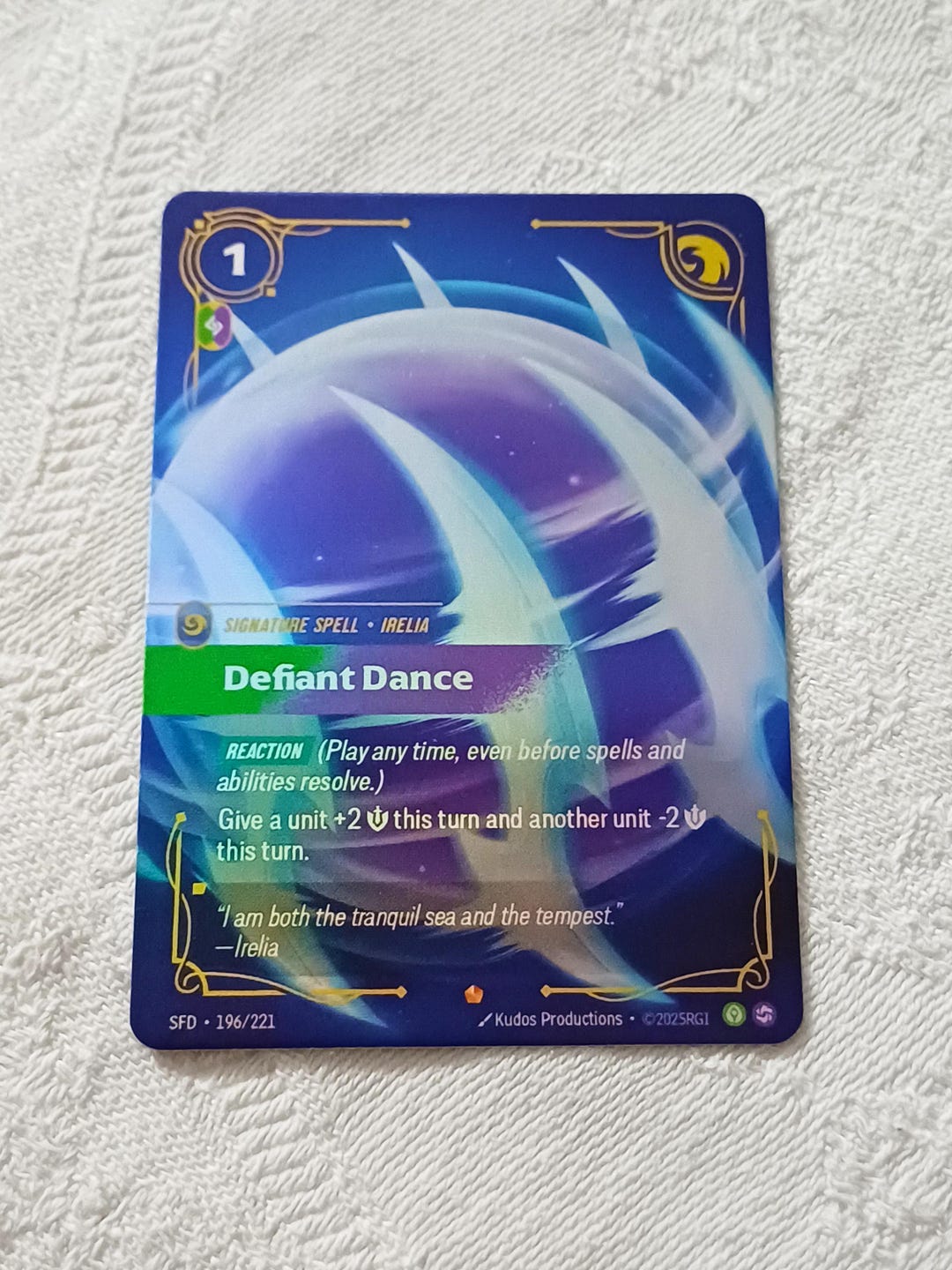 Defiant Dance — Riftbound Proxy Card — SFD 196 - Etsy