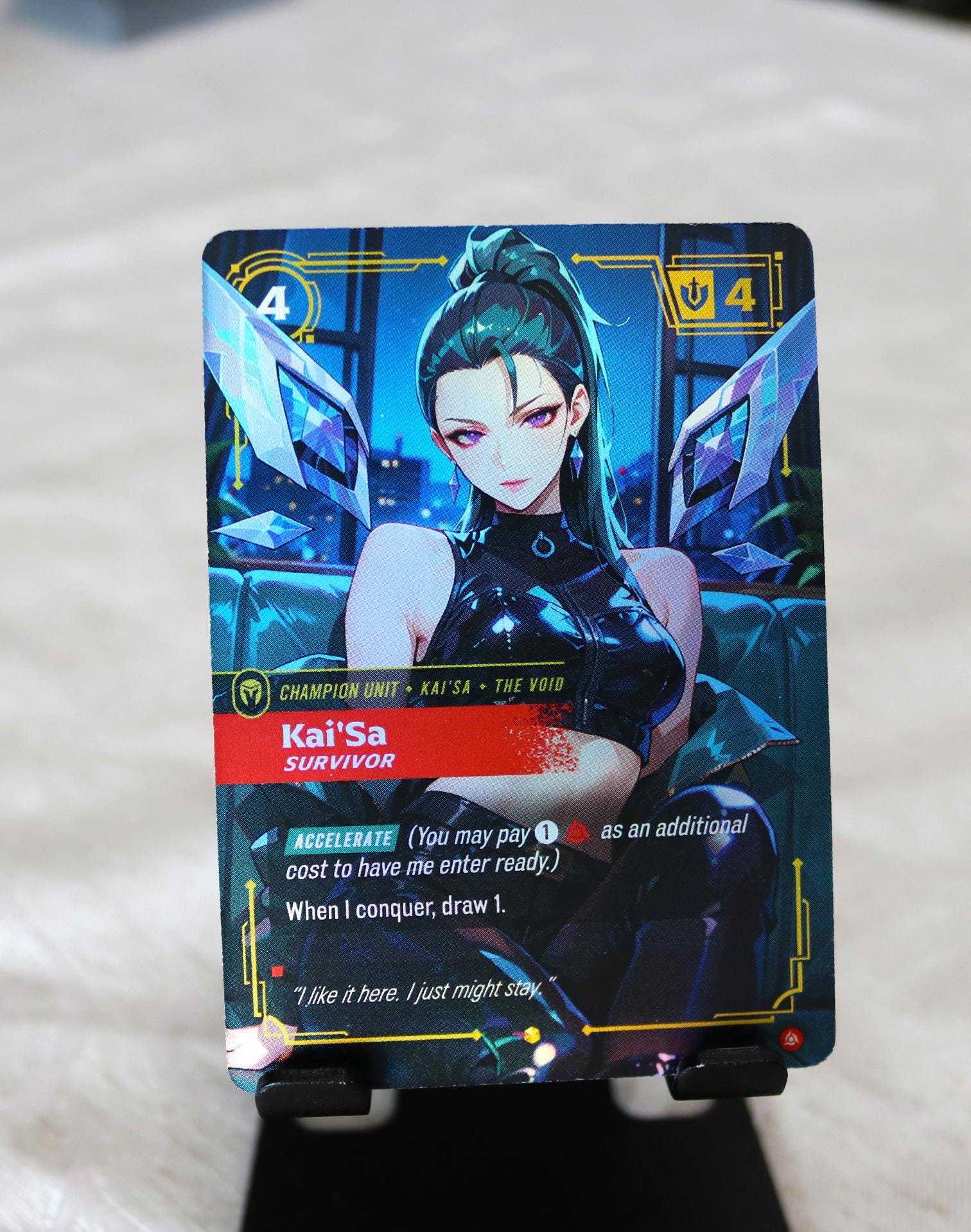 その他 Riftbound Kai'sa Survivor Kai'sa Survivor — Riftbound Proxy Card - Etsy Hong Kong