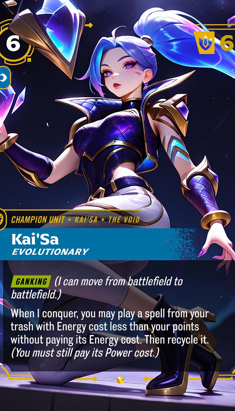 Kai'sa Evolutionary — Riftbound Proxy Card - Etsy Australia