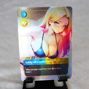 Lux - Lady of Luminosity — Riftbound Proxy Card