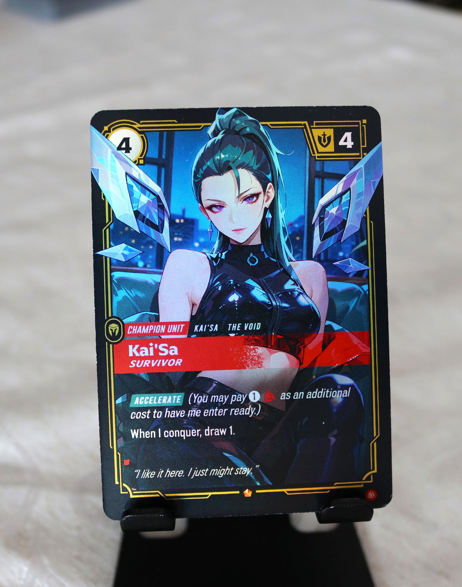Kai'sa Survivor — Riftbound Proxy Card - Etsy Hong Kong