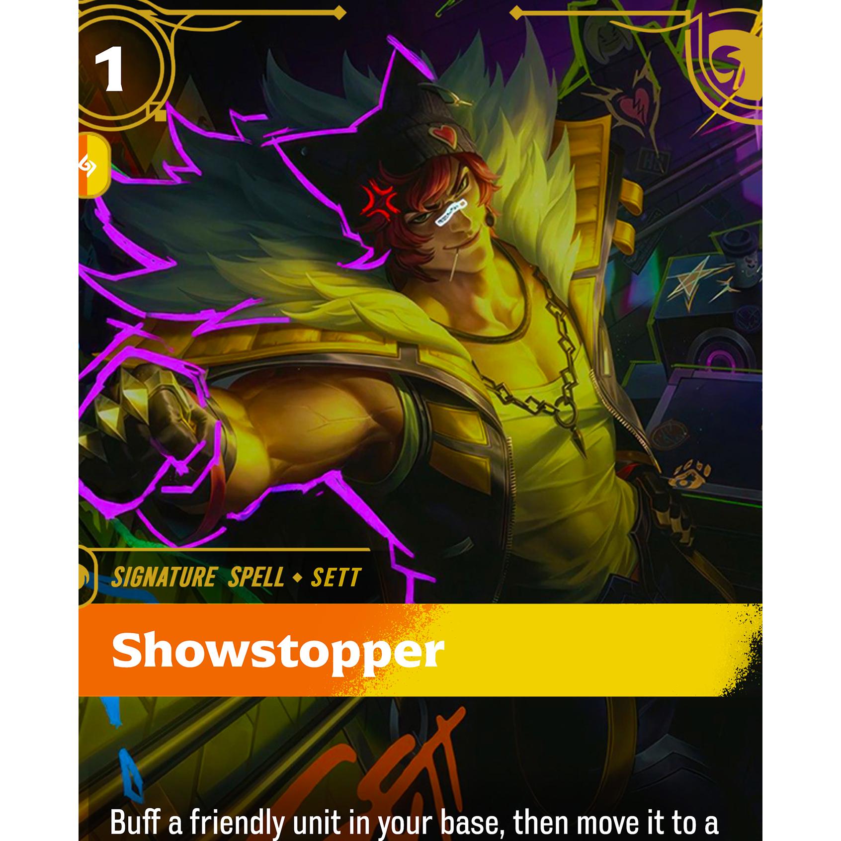 Showstopper — Riftbound Proxy Card - Etsy