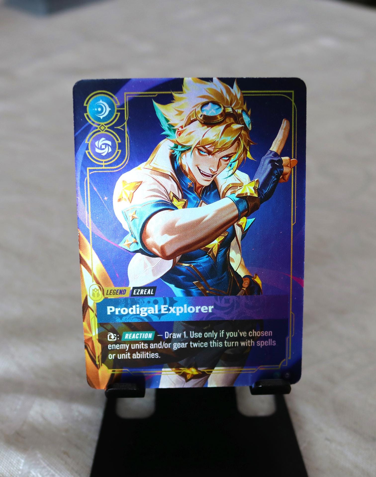 Ezreal - Prodigal Explorer — Riftbound Proxy Card - Etsy
