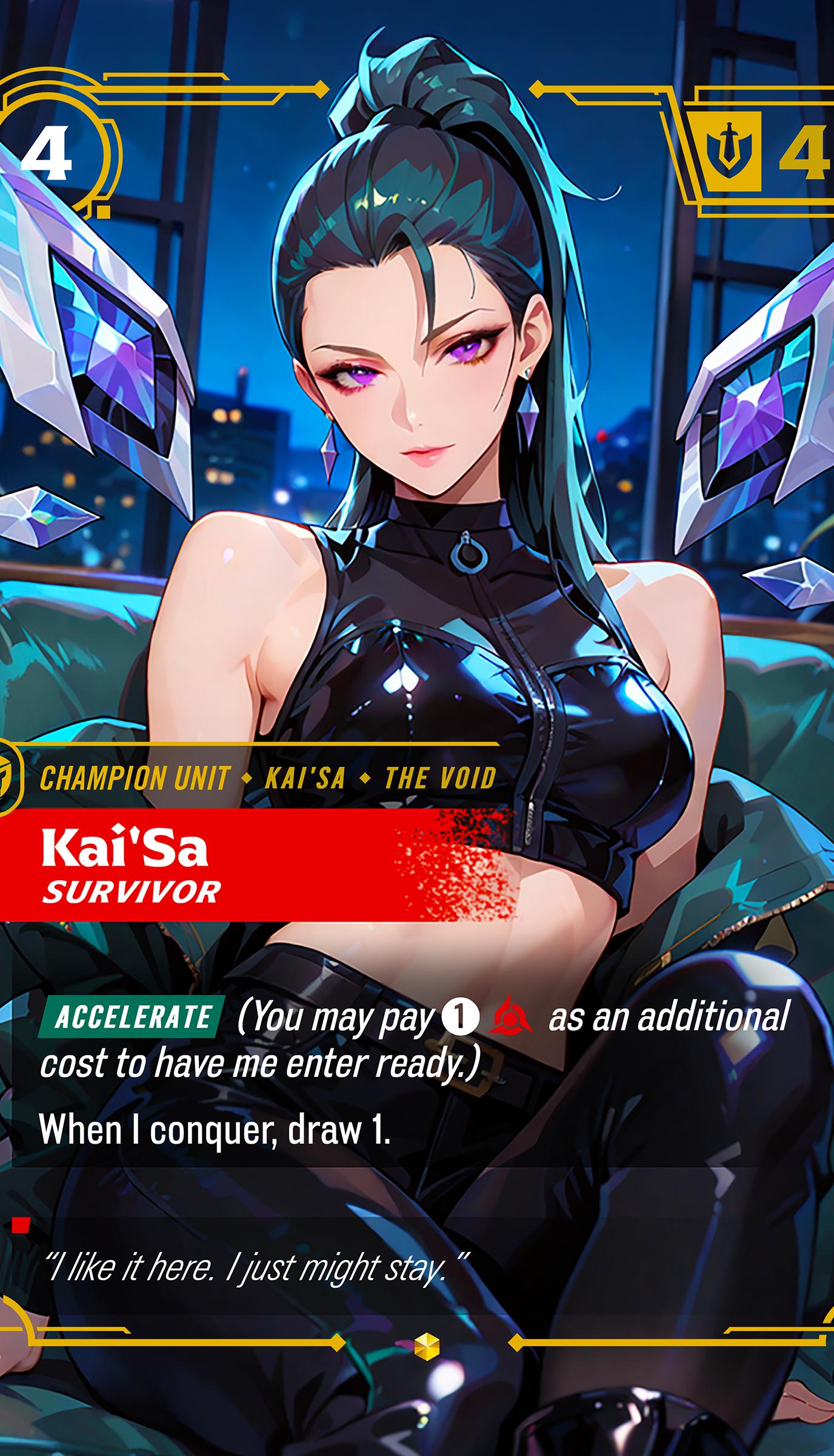 Kai'sa Survivor — Riftbound Proxy Card - Etsy Hong Kong