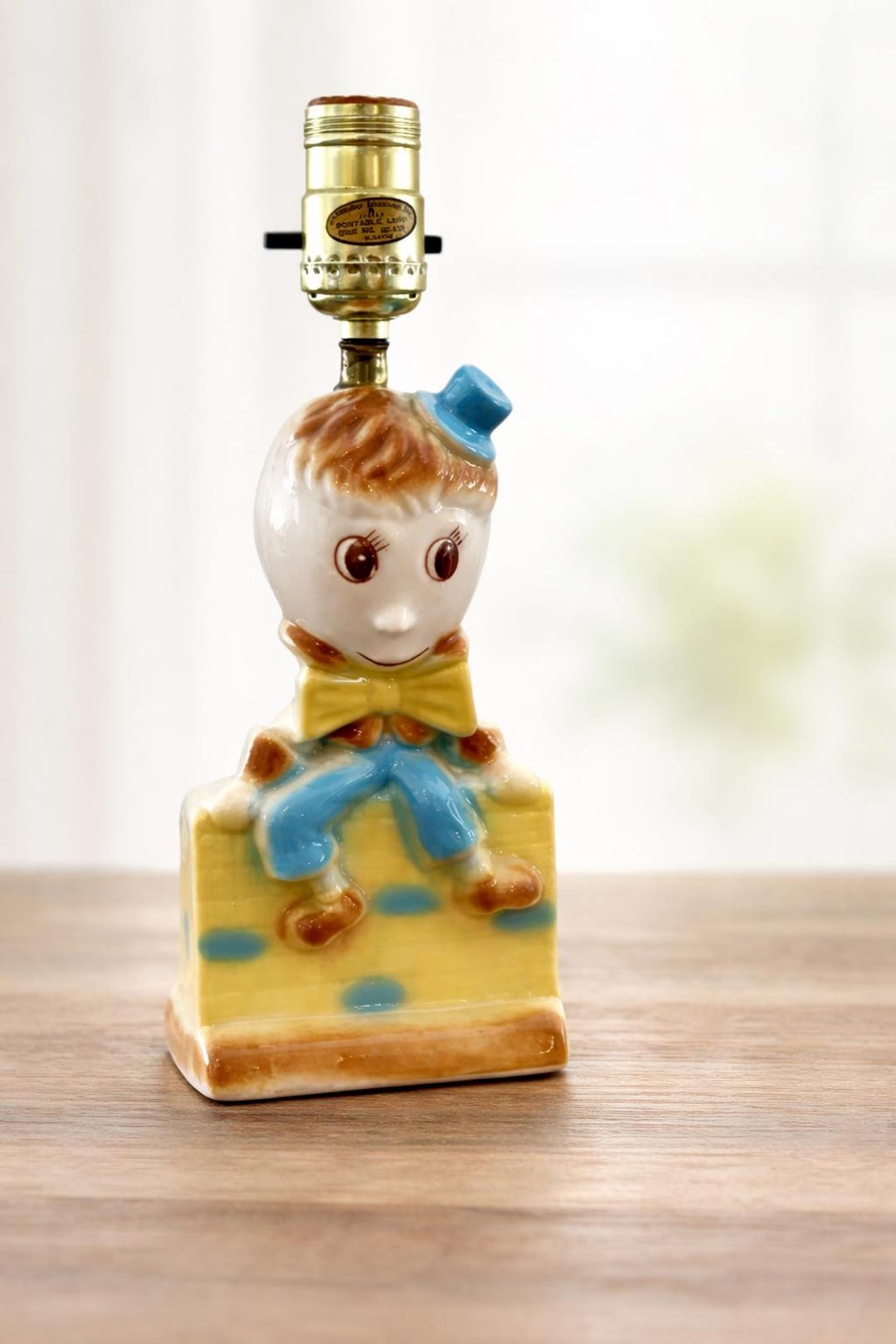 Humpty Dumpty Lamp 1950s Vintage Humpty Dumpty Lamp - Etsy