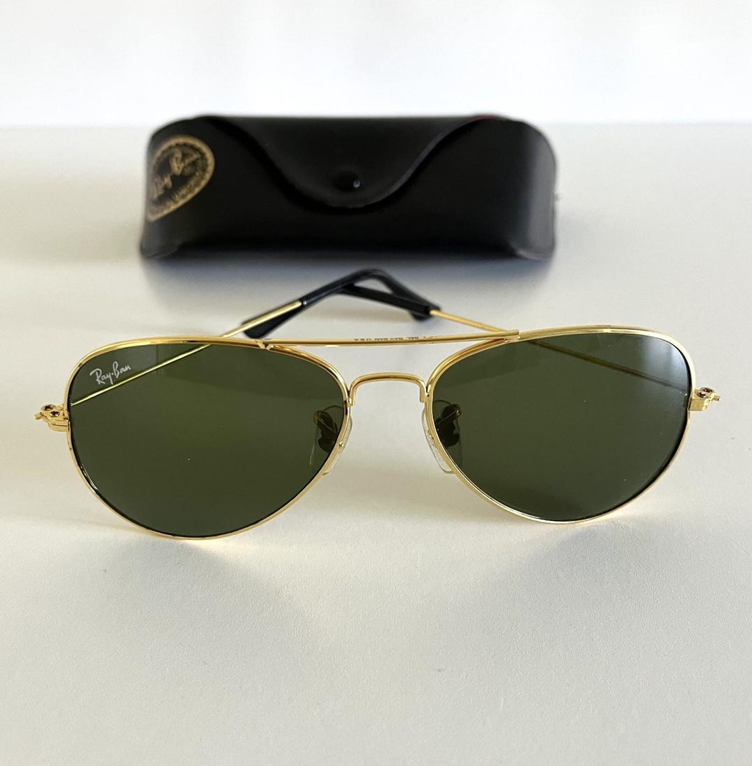 Vintage Ray-ban Aviator Sunglasses 1980s USA Sought-after / Sought