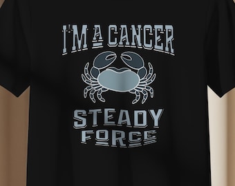 Cancer T-Shirt | Zodiac Birthday Gift for Her Him, Astrology Graphic Tee, Star Sign Shirt