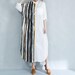 Women white maxi dress, women long shirt, Cotton pockets dress, women button down shirt dress, Gown