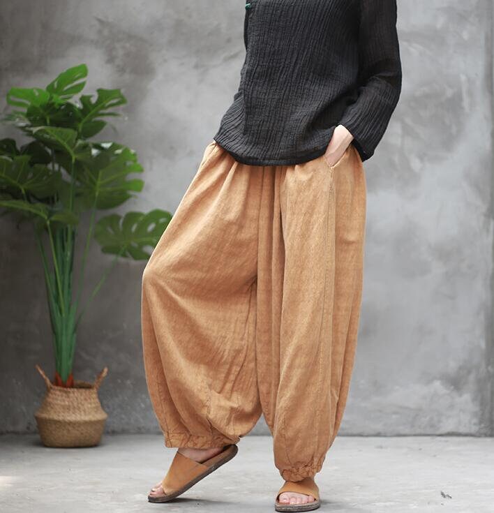 Pants Loose Elastic Waist Pants 