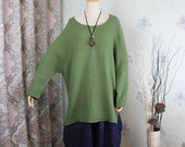 Cotton Oversized shirt, casual loose tops, Womens Top, Long sleeve shirt, large size shirt, Loose Fit Cotton shirt