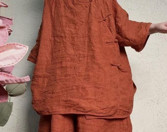 Summer Loose casual Shirt, Linen Shirt Women, Top for Women's, Oversized Shirts